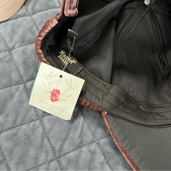 Magid Women Hats Hat Honey Velvet Purple Cap Velour Bundle of 2 - Picture 8 of 9